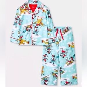 Disney 100 Retro Reimagined Toddler Flannel Pajama Gift Set Size 12 Months NEW